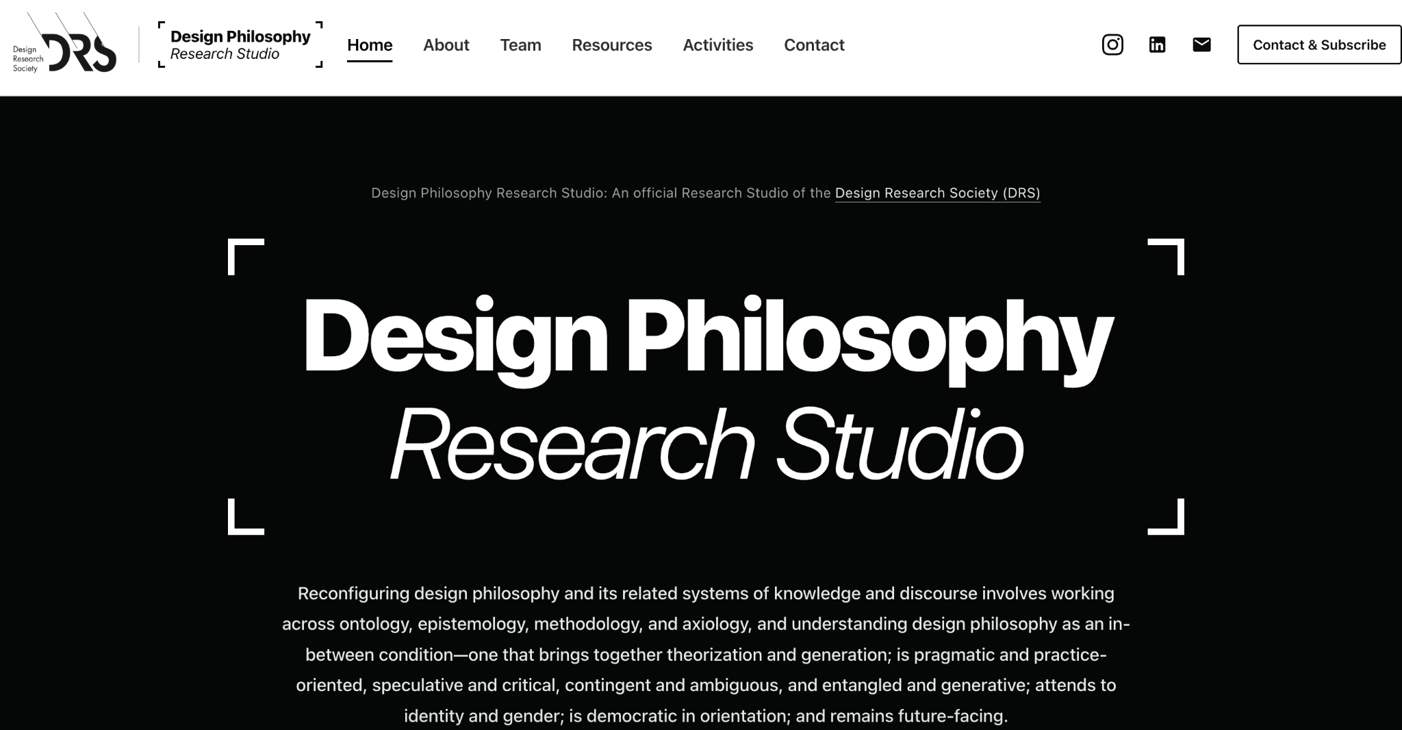 DRS Digital Library & Journal Special Issues — DRS Design Philosophy ...